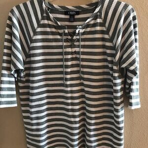 Chaps Ladies Shirt 3/4 Sleeve